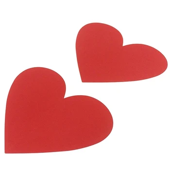 

300Pcs Scratch-Resistant Card Coating Sticker Magic Creative Card Coating 60X70Mm Love Heart Shape