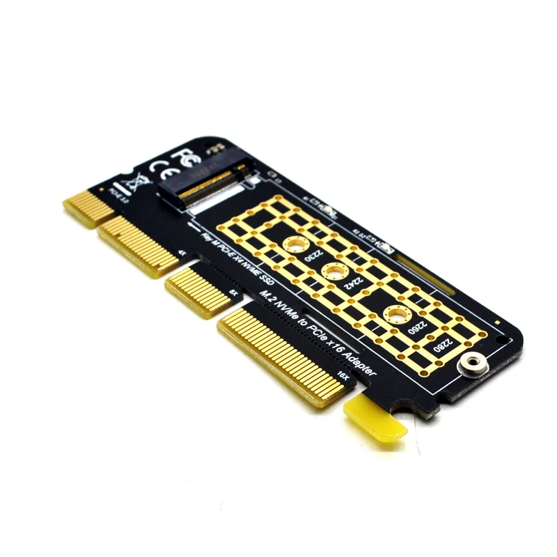 M.2 NVMe SSD для PCI-E X16 конвертер карты NGFF M-Key M.2 PCIe PCI-Express X4/X8/X16 HDD жесткий диск твердотельный диск адаптер карта