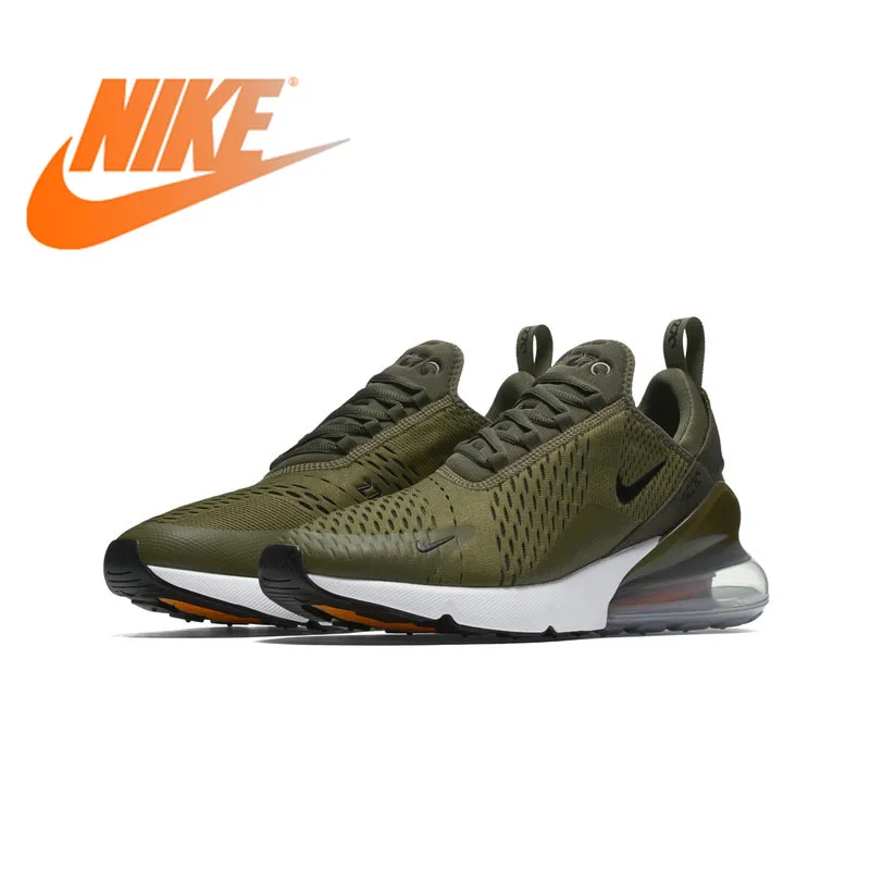 Оригинальный Nike Оригинальные кроссовки Air Max 270 Для мужчин бега уличная спортивная обувь удобные дышащие туфли новые AH8050-201