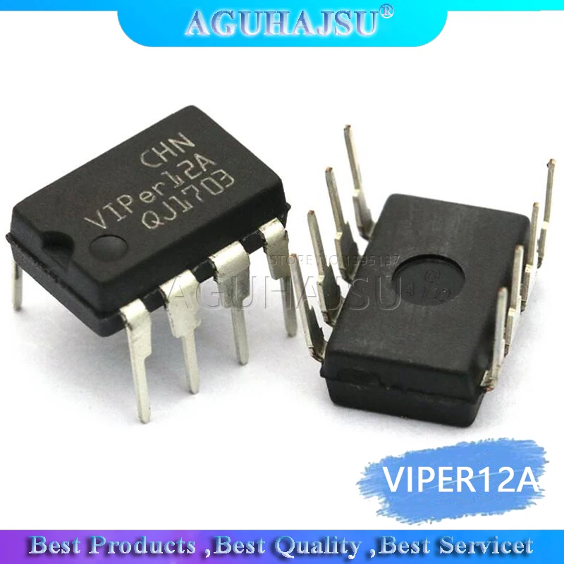 10PCS VIPER12A DIP8 VIPER12 DIP 12A DIP-8 power chip ic power chip electronic component new and original IC