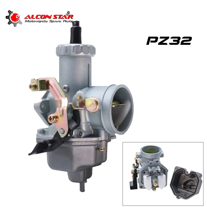 Карбюратор Alconstar PZ32 КАРБЮРАТОР ручной для мотоцикла Keihin PZ Pit Dirt Bike ATV Quad 200cc 250cc GY6