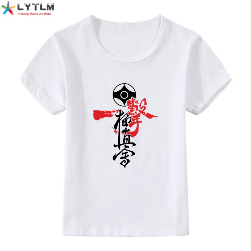 LYTLM, каратэ, кёкушин, Детская футболка с длинным рукавом, спортивная одежда для девочек, футболка Enfant Garcon XXX, Детские футболки для маленьких мальчиков - Цвет: DX White