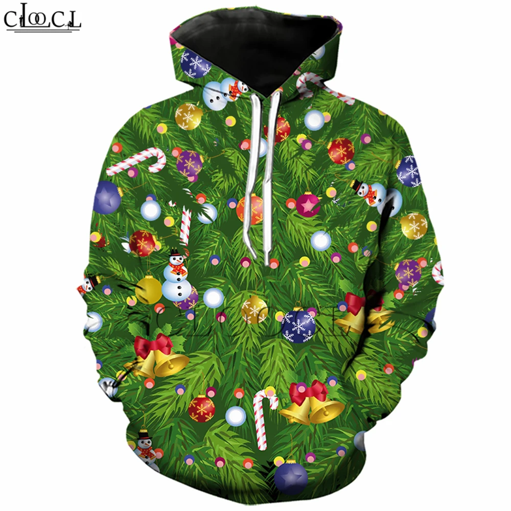 Christmas zipper hoodie Clearance
