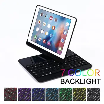 

Bluetooth Wireless Keyboard Case For iPad 9.7 2018 360 Degree Smart Full Cover For iPad Air 1 Air 2 Pro9.7 Tablet Keyboards Case