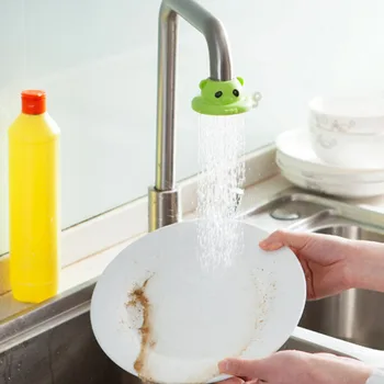 

360 Degree Rotating Water Saver Tap Cartoon Creative Bathroom Accessories Home Kitchen Faucet Extender Sprayers Filter