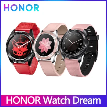 

Honor Watch Dream Smart Watch Sport Sleep Run Cycling Swimming mountain GPS 1.2" AMOLED Color Screen
