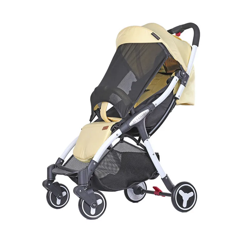 5.8 kg Baby Stroller Portable Umbrella Trolley Folding Baby Carriage 2 in 1 Lightweight Travelling Pram Plane - Цвет: Цвет: желтый