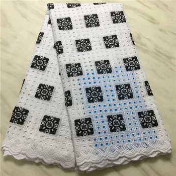 

Hot Selling Dubai Fabric African lace fabric 100%Cotton Lace Fabric Latest Swiss Voile Lace In Switzerland High Quality 5yards