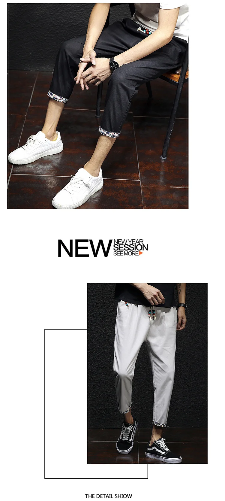 Shun princes Store2019, новая мода, микро-эластичные мужские повседневные штаны, европейский размер, Мужские штаны для бега, штаны для отдыха, уличная одежда для мужчин, 5XL
