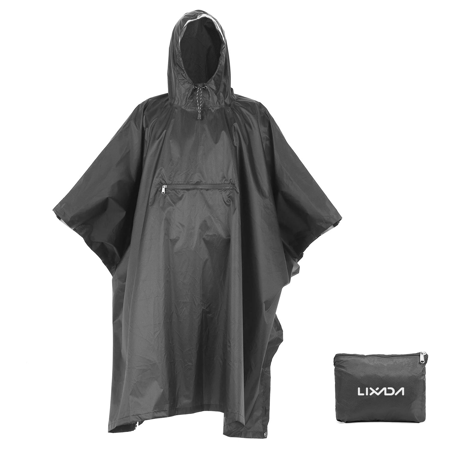 Capa de Chuva Cabolsa de Chuva para Mulheres dos Homens ao ar Lixada Multifuncional Militar Impermeável Livre Acampamento Pesca Motocicleta Chuva Poncho 4 High Quality Esporte e Lazer