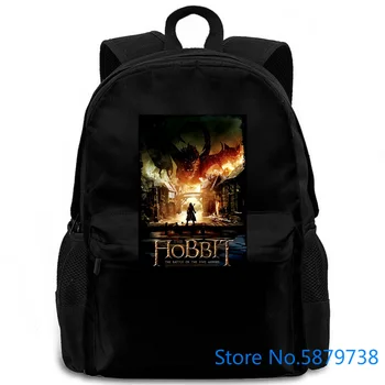 

The Hobbit - The Battle of The Five Armies Crew Neck - Black - Licensed Original Design women men backpack laptop travel
