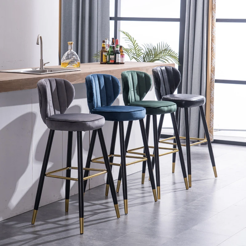 Malen Wreedheid jongen Moderne Barkruk Stoel Minimalistische Barkrukken Hoge Krukken Koffie Shop  Hoge Bar Stoelen Licht Luxe Bar Receptie Stoel barkrukken| | - AliExpress