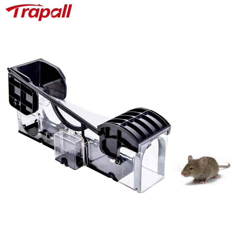 

Humane Live Catch Plastic Rodent Control Rat Bait Station Mouse Trap Cage