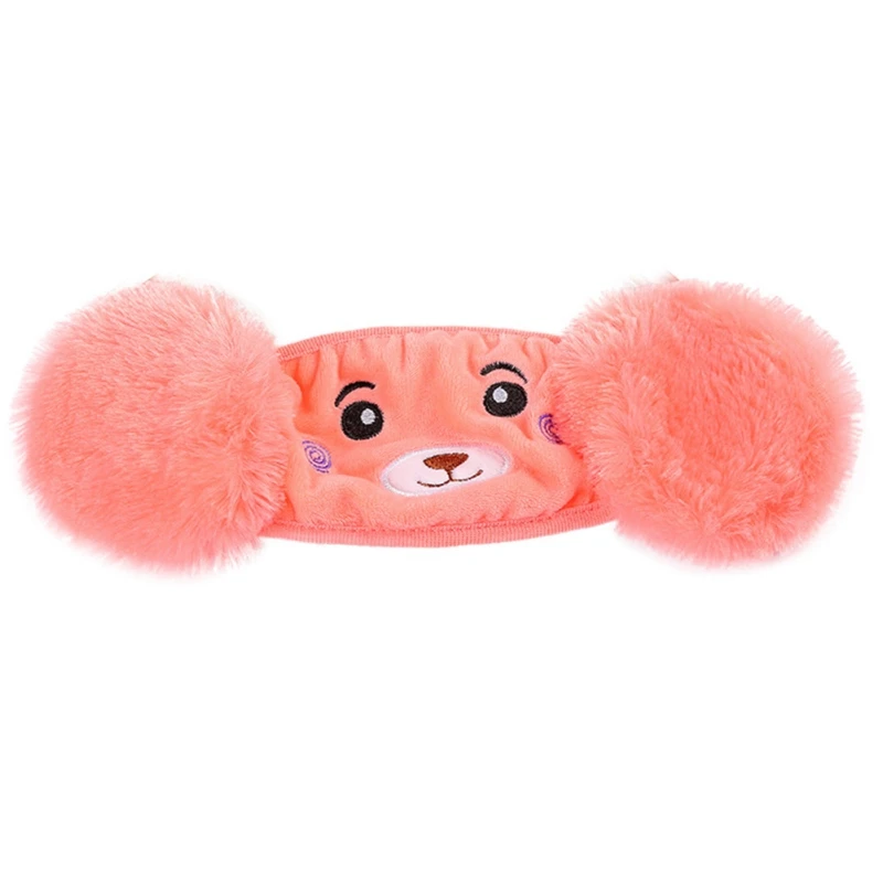 Cute 2 In 1 Outdoor Winter Baby Girl Boy Face Mask Earmuff Use For Sports Camping Hiking Riding - Цвет: D