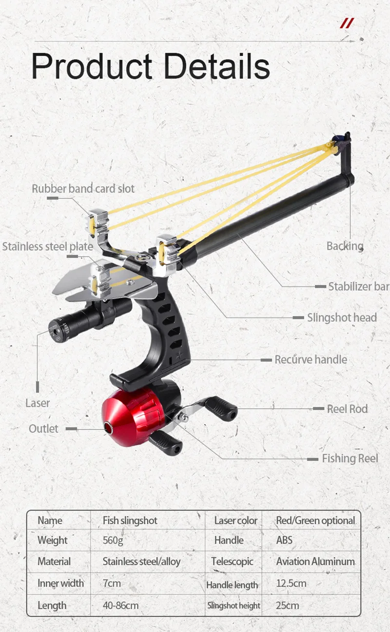  Slingshot with Green Laser Sight Automatic Launch