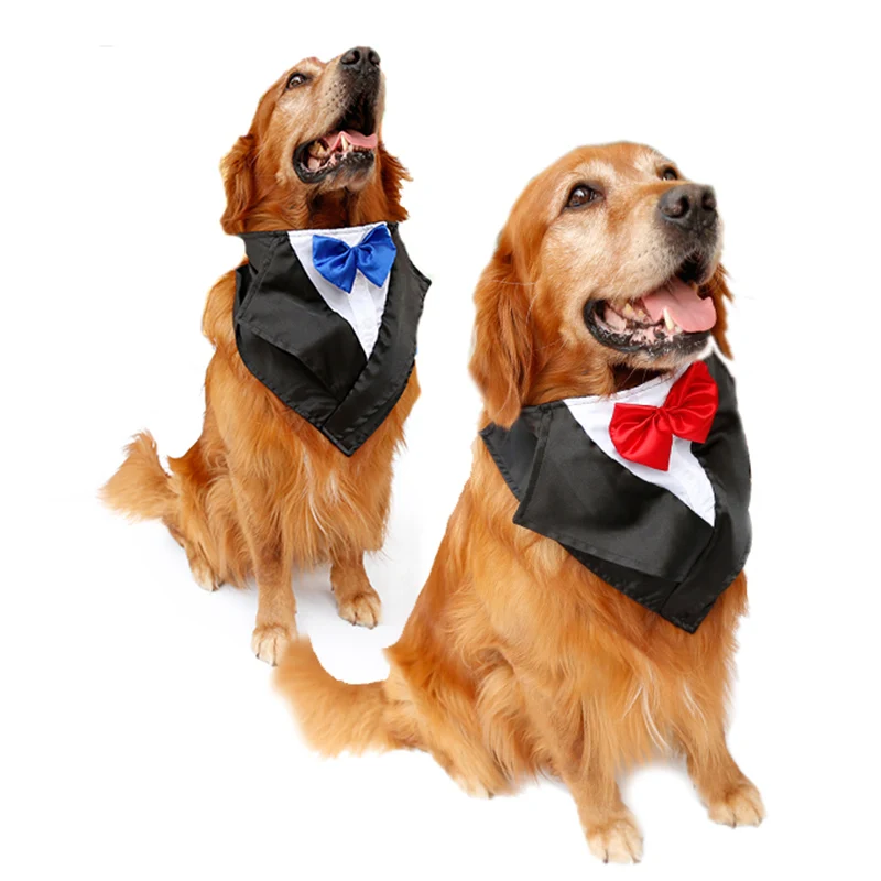 Новинка слюнявчик для маленьких и средних собак бандана костюма свадебная