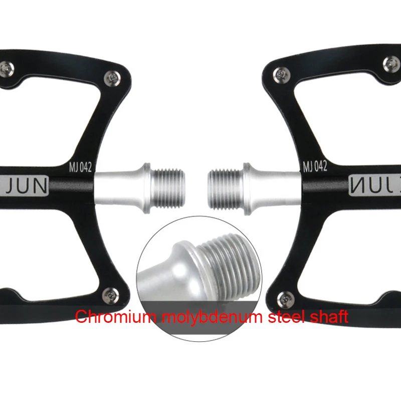 1 pair Aluminum Alloy Bicycle Pedals For Mountain Road Bike Anti Skid Sealed Bearing Flat Platform Cycling Pedal Bike Parts