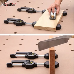 GanWei – pince réglable en plastique et Nylon, fixation rapide et polyvalente pour établi, outils de travail du bois 