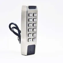 1000 пользователей, нержавеющая сталь, ID карта, смарт-карта, контроль доступа, водонепроницаемая цифровая клавиатура, контроль доступа