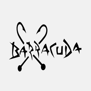 

Dawasaru Fashion Barracuda Fishing Hooks Car Sticker Personalized Decals Laptop Truck Motorcycle Auto Accessories PVC,14cm*9cm