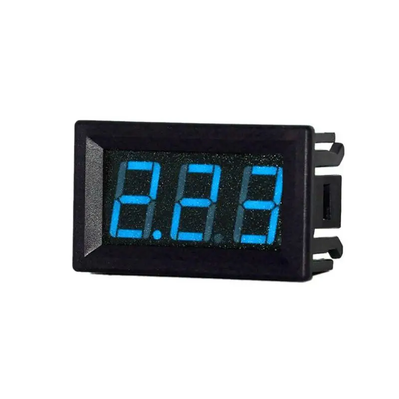 Mini 0.56in LED Digital Display DC 0-10A Ammeter Current Amp Panel Meter Digital Voltmeter Ammeter LED Display Voltmeter Tool - Цвет: Синий