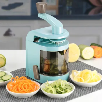 

Manual Vegetable Slicer Fruit Cutter Multifunctional Spiral Potato Carrot Cucumber Grater Salad Kitchen tool utensils WF1015