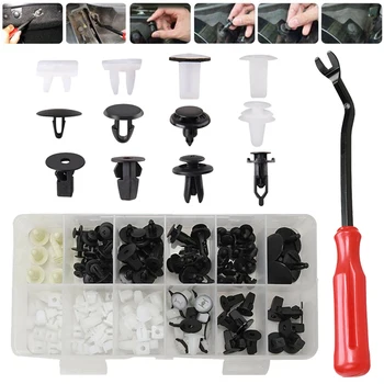 

146 Pcs & Tool Fender Door Hood Bumper Trim Clip Body Retainer For Toyota