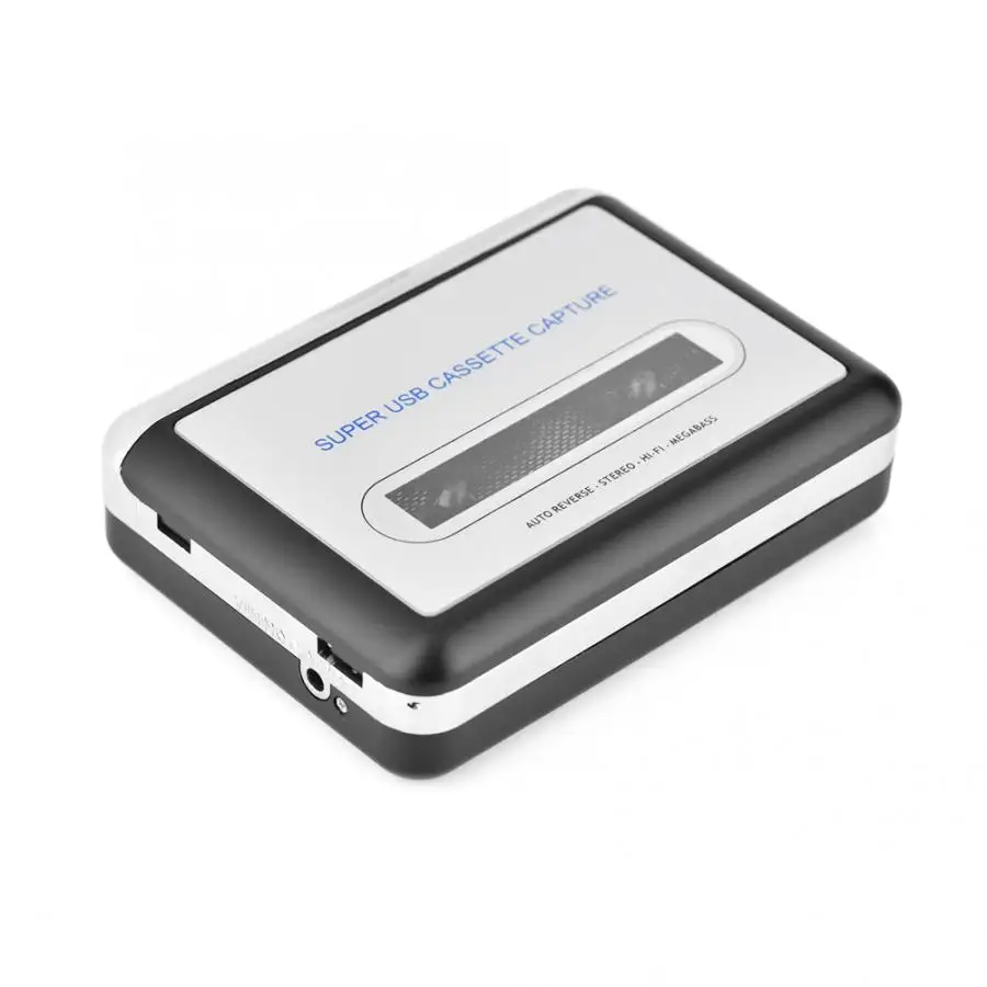Аудио музыкальный плеер USB картридж на ПК MP3 CD коммутатор конвертер запись аудио музыкальный плеер с наушниками Кассетный конвертер