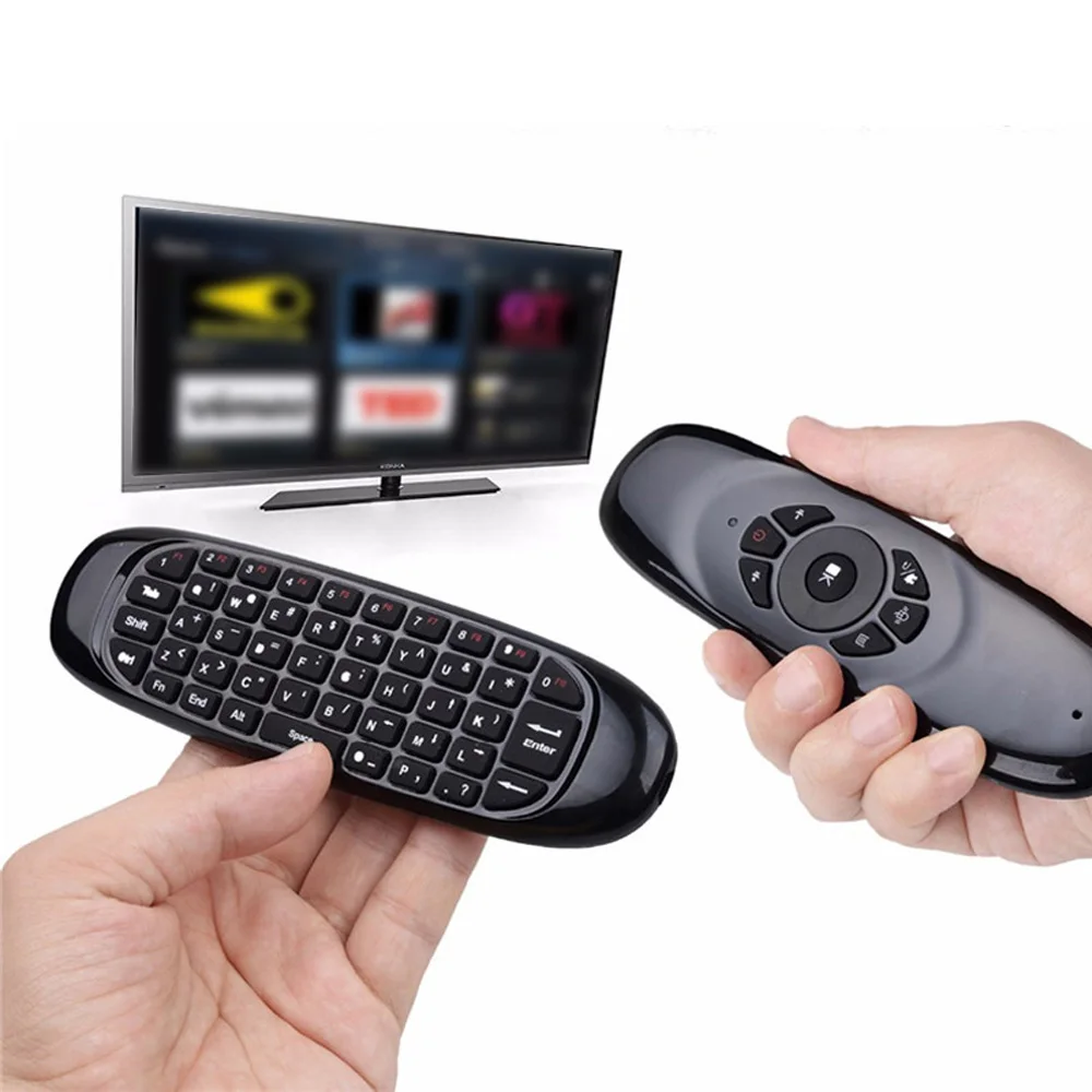 C120 2,4G Mini Air mouse Gyro Беспроводная клавиатура Пульт дистанционного управления для Smart tv Box абсолютно и высококачественный