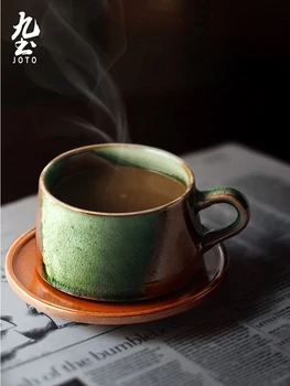 

Green Beauty Creative Cute Round Mugs and Cups Color Coffee Ceramic with Lid American Style Turtle Coffee Travel Mug 50mkb90