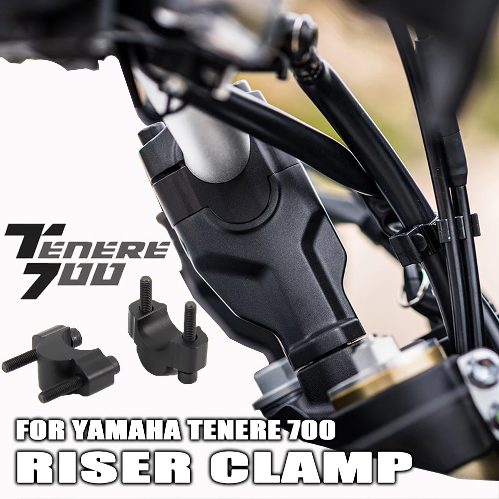 Per Yamaha Tenere 700 Tenere 700 Tenere 700 Nuovi Accessori Moto Manubrio Riser Morsetto Montaggio Riser Alluminio Billet Cnc