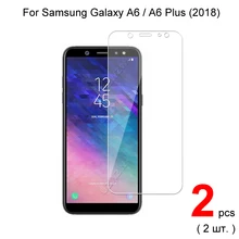 Закаленное стекло 2.5D для Samsung Galaxy A6 2018 / Plus Защитное экрана