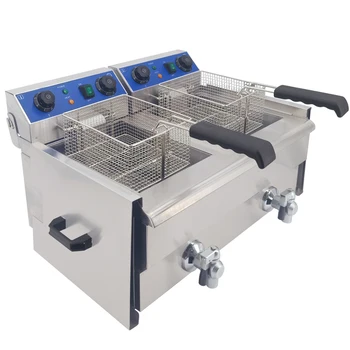 

Stainless Steel Electric Deep Fryer Multifunctional Timing Fat Fryer Frying Machine Grill Fried Fish Chicken Meat Potato Chips