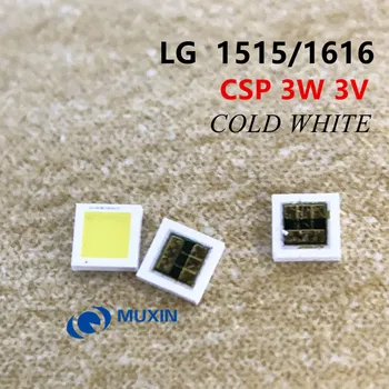 

100pcs For LG Innotek LED LCD Backlight TV Application LED Backlight 3W 3V CSP 1515 1616 Cool white for TV Application