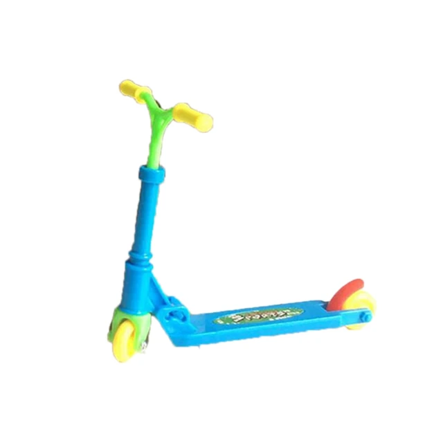 Mini Simulation Finger Scooter Skateboard Model For Kids Children's Educational Two-wheel Scooter Folding Scooter Toys Gifts 4