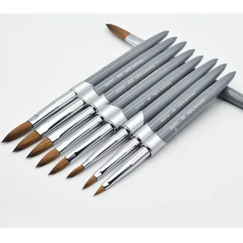 

100% Kolinsky Sable Acrylic Nail Brush Manicure Powder Art Brush Choose Size