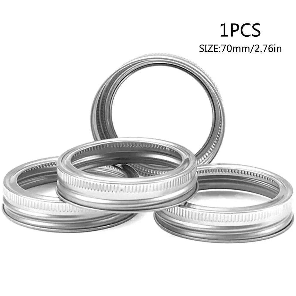 

Mason Jar Lid Tinplate Sealing Food Fresh Anti Rust Can Cover with Wide Mouth Split-Type Polished Mug Cup Cap