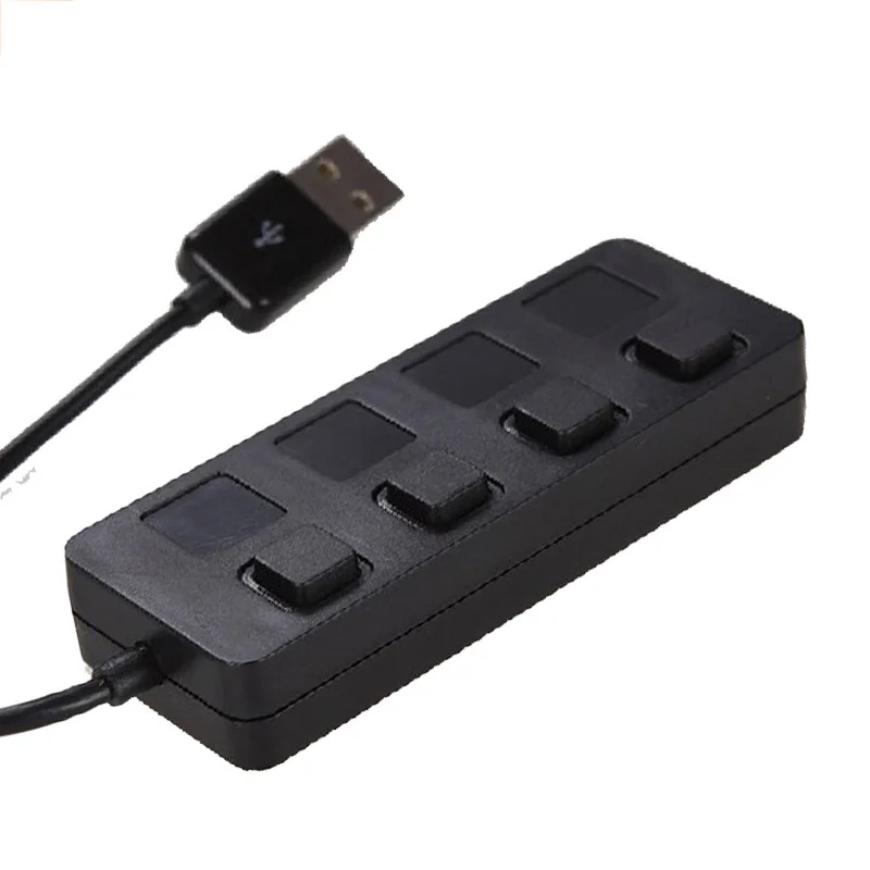 USB Hub 2,0 Мульти USB порт 4 порта концентратор Высокоскоростной usb-порт Hab с защитой безопасности USB разветвитель для ПК Компьютерные аксессуары