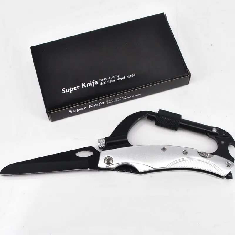 Охотничий складной нож многофункциональный инструмент мессер Альпинизм Пряжка карманный нож выживания снаряжение для походов Ножи EDC Navaja - Цвет: K7339-White