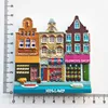 Netherlands Curacao Fridge Magnets Tourist Souvenirs Holland Windmill Amsterdam Magnetic Refrigerator Stickers Home Decor Gifts ► Photo 2/6
