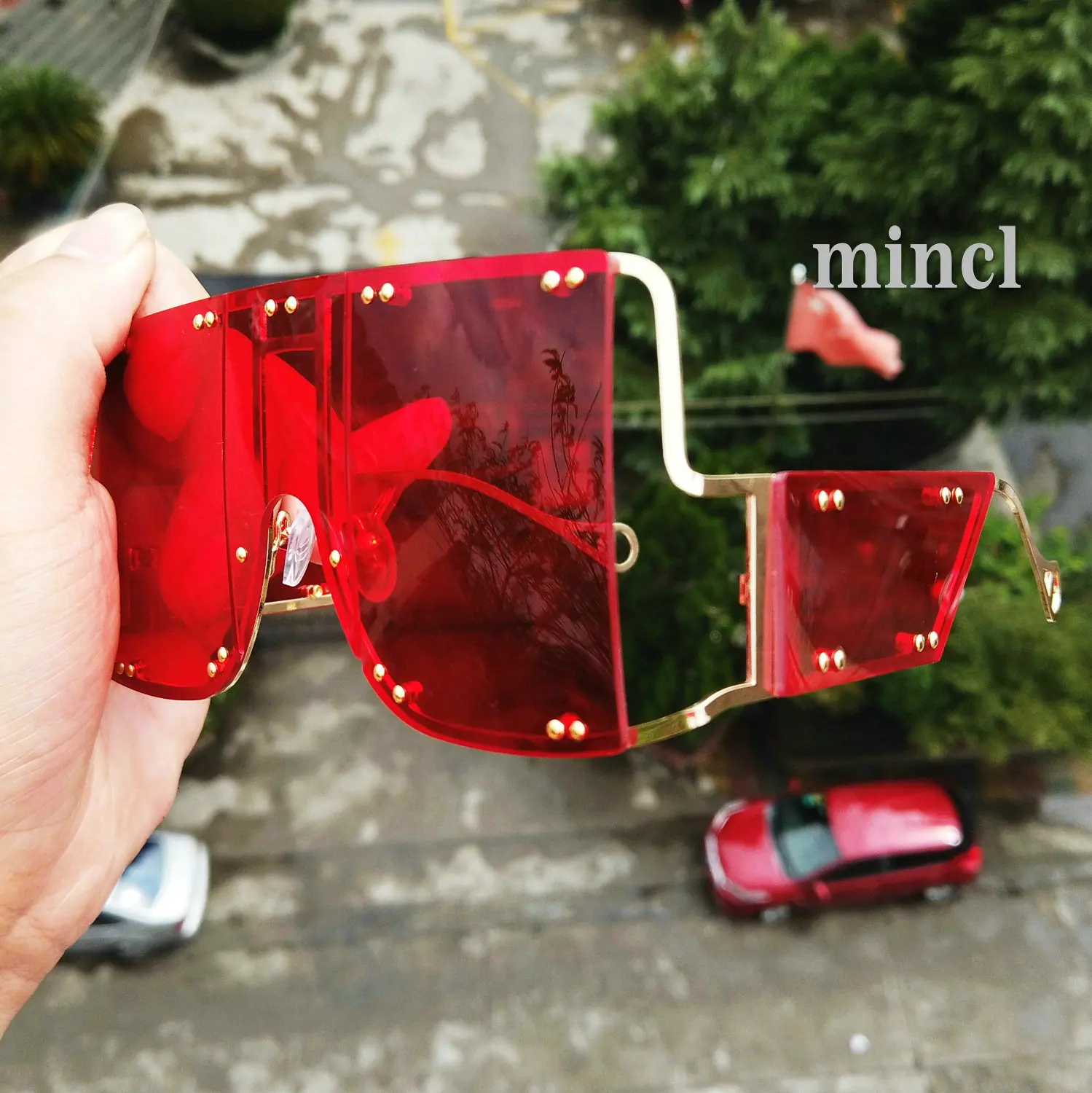 Солнцезащитные очки женские брендовые дизайнерские Роскошные геометрические узоры металлические негабаритные Солнцезащитные очки Мужские градиентные линзы панк Солнцезащитные очки NX