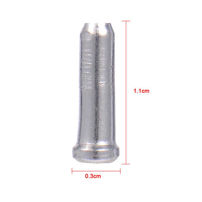 Bicycle Cable End Caps 10-100PCS Bicycle Cable End Caps Bike Wire End Caps Brake Derailleur Shifter Cable Tips Crimps MTB Bike Bicycle Accessories