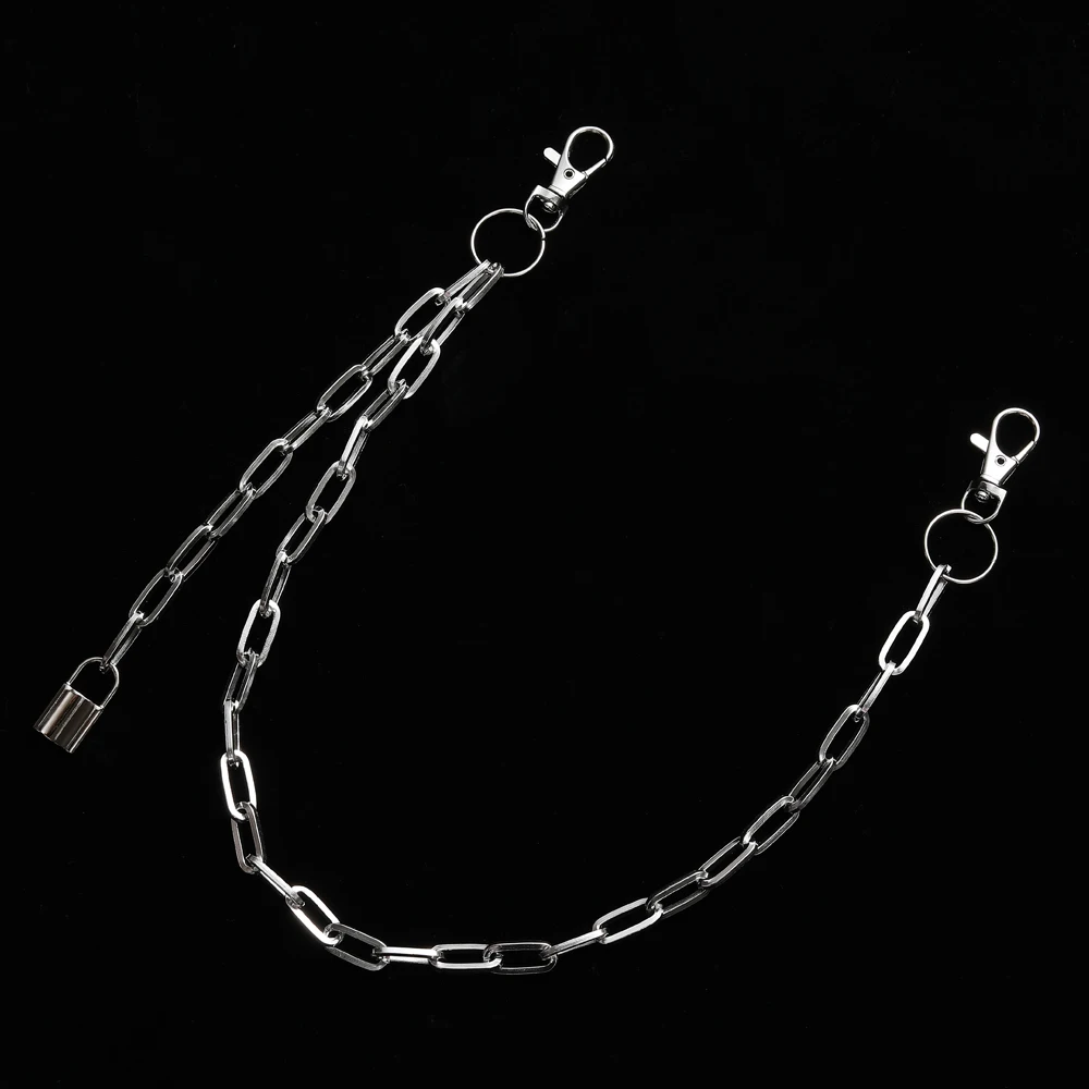 Keys Chain for pants belt women men keychain clip on chains for pants punk jeans hipster Hip Hop jewelry