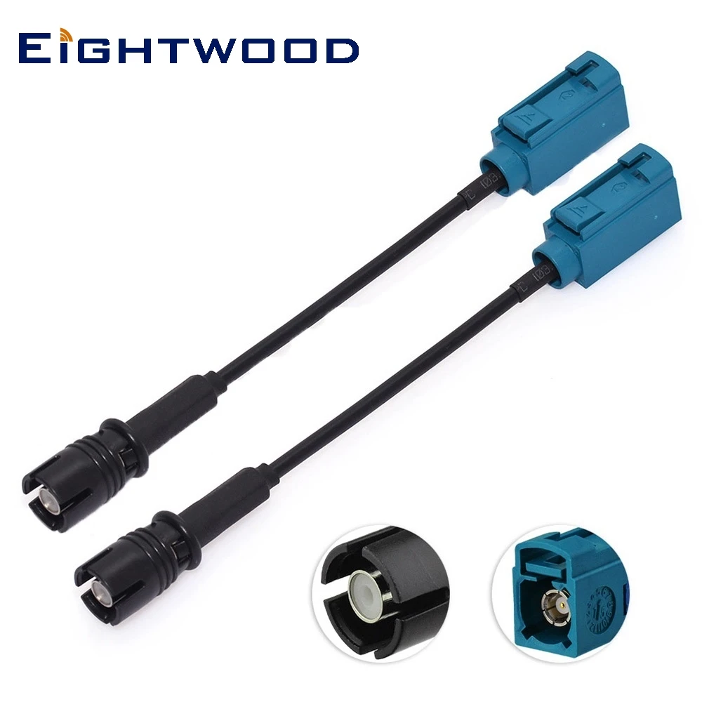Eightwood 2 шт. DAB/DAB + FM AM Автомобильный цифровой радиоприемник антенный конвертер RAST II