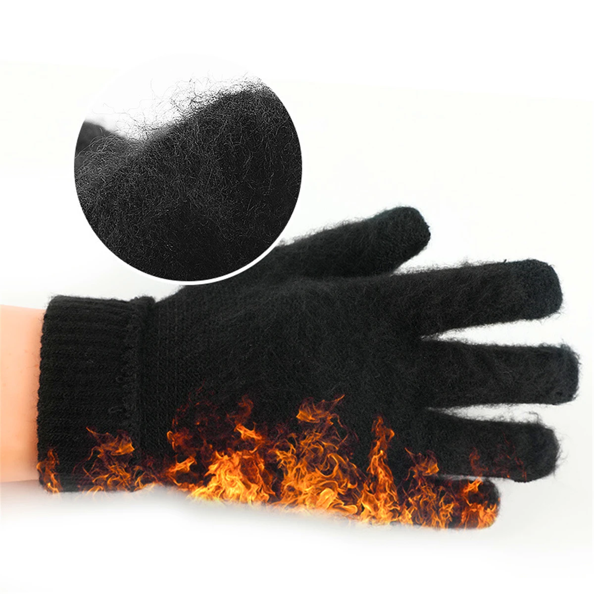 Модные мужские/женские унисекс наручные перчатки для взрослых зимние сенсорные перчатки для экрана телефона для смартфона планшета Полный палец варежки