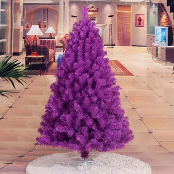 

Home Decorations Accessories 150cm Encryption Simulation Purple Christmas Tree Creative Gift Decor Family Christmas Ornaments