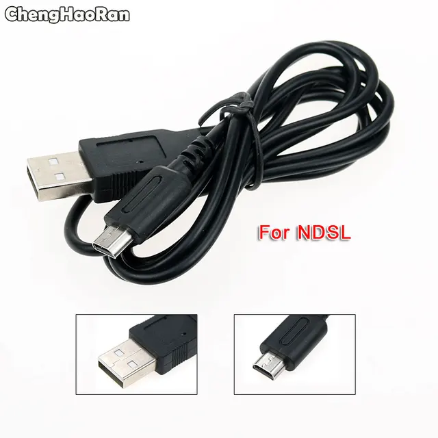 ChengHaoRan-Cable de carga USB para Nintendo DS Lite, NDSL, NDSi, NDS, GBA SP, para New 3DS XL LL ChengHaoRan-Cable de carga USB para Nintendo DS Lite, NDSL, NDSi, NDS, GBA SP, para New 3DS XL LL