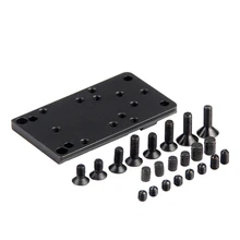 RMR пластина базовое крепление для прицела заднего вида Универсальное крепление для пистолета аксессуары подходят для красного точечного прицела яд Глок 17 аксессуары для пистолета