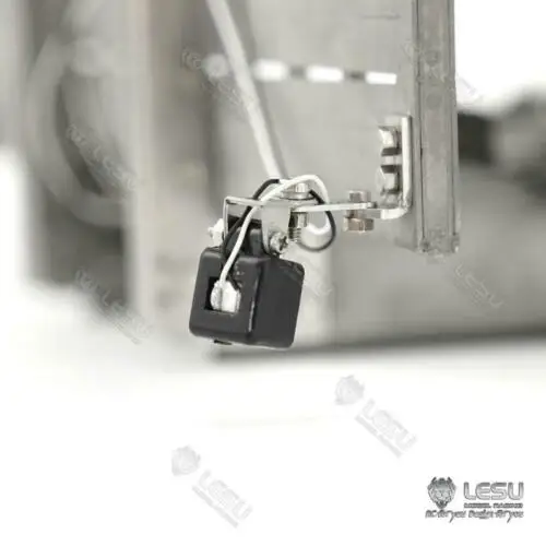LESU 1/14 металлический VOL бортовой прицеп для DIY Tmy F16 RC тягач TH16377