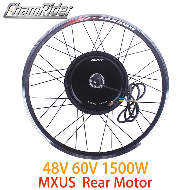Мотор колесо 48 в 60 1500 Вт мотор с ступицей прямого привода бренд MXUS 20 &quot24&quot 26 &quot27